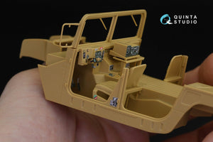 Intérieur imprimé en 3D et coloré sur papier décalcomanie pour la gamme HUMVEE de Quinta Studio QD35039 (Tamiya) à l&amp;#39;échelle 1/35 – image 8