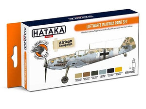 Hataka HTK-CS06.2 Ensemble de peinture Luftwaffe en Afrique (6x17ml)
