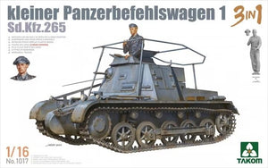 Takom 1017 Sd.Kfz.265 Kleiner Panzerbefehlswagen I 3 en 1 1/16
