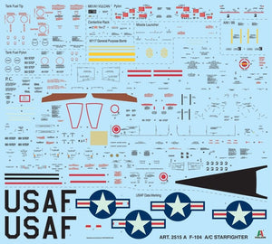 Italeri 2515 F-104 STARFIGHTER A/C 1/32  – image 15