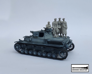 Ardennes Miniature 35041 Commandant de char allemand Seconde Guerre mondiale 1/35 – immagine 3