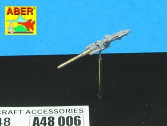 Aber A48 006 Jeu de 2 canons pour mitrailleuses d&amp;#39;avion allemandes de 13 mm MG 131 (type moyen) (1/48) – immagine 5