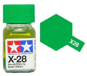 Peinture émail Tamiya X28 Vert Parc (80028)