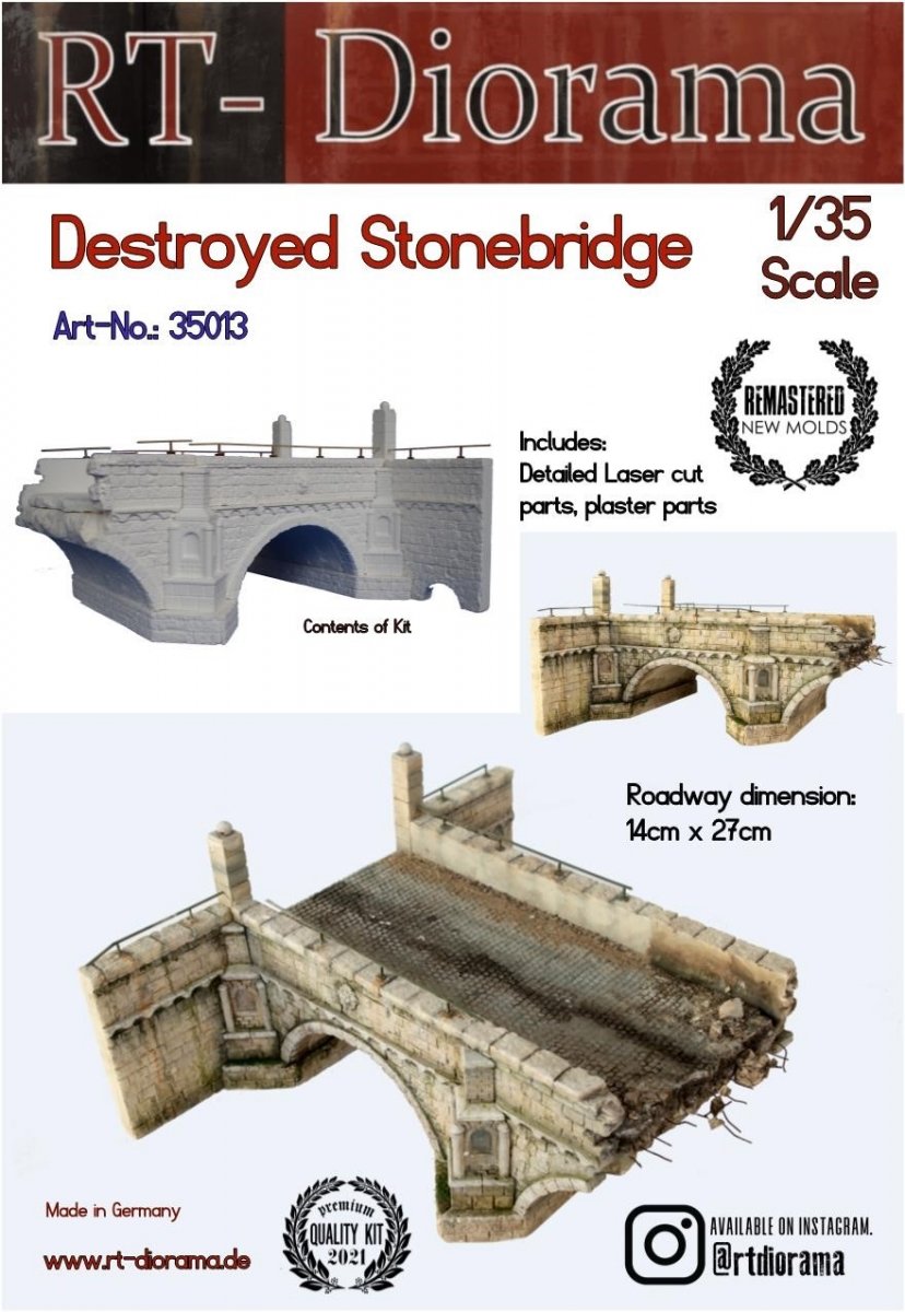 RT-Diorama 35013 Pont de Stonebridge détruit 1/35