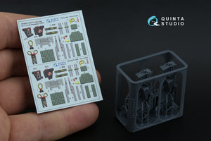 Quinta Studio QR+48093 GRU-7A (première version), 2 sièges éjectables pour F-14 A (Hasegawa, GWH) 1/48 – image 3