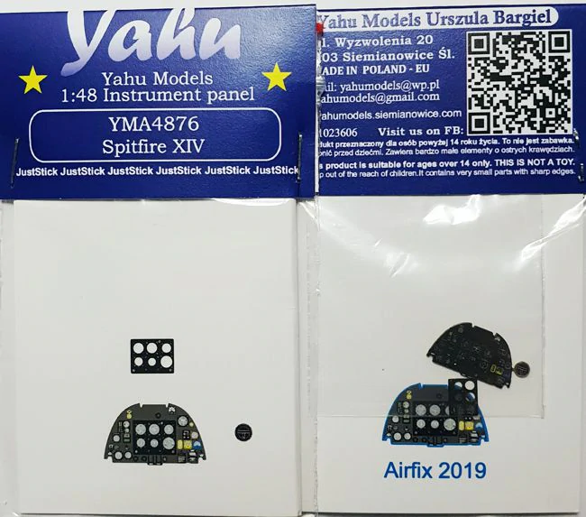 Yahu YMA4876 Spitfire Mk.XIV pour Acurate/Academy/Eduard/Italeri/Revell 1/48