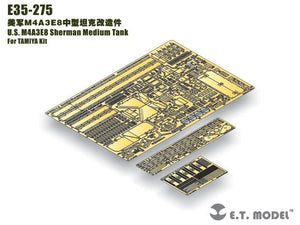 Maquette ET Model E35-275 US M4A3E8 Sherman Medium Tank pour kit TAMIYA au 1/35