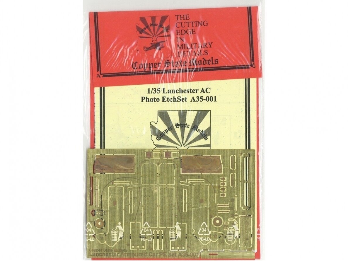 Ensemble de photodécoupe Copper State Models A35-001 Lanchester 1/35 – Bild 2