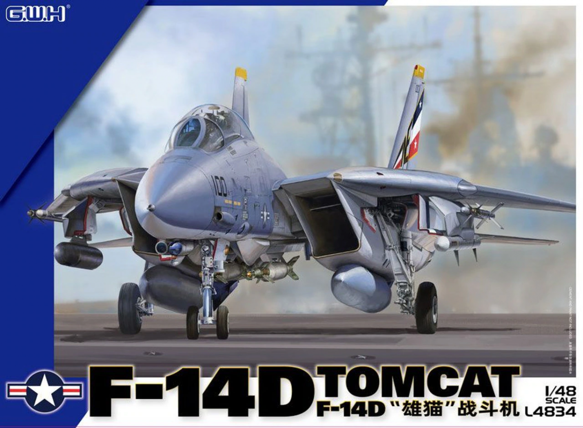 Maquette Great Wall Hobby L4834 F-14D Tomcat au 1/48