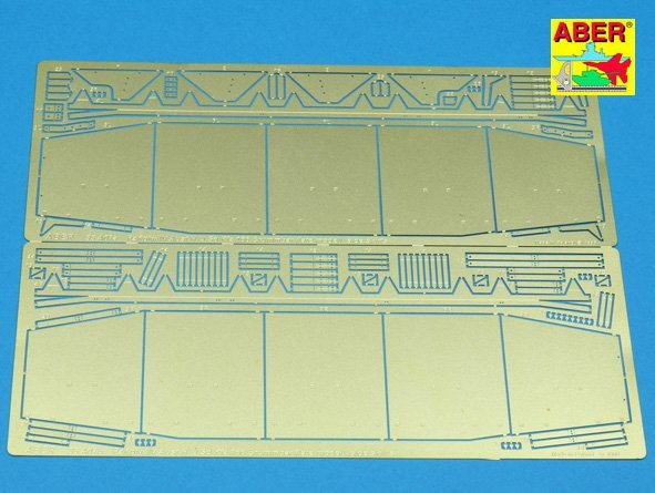 Aber 35A007 Jupes latérales pour PzKpfw IV (HJ), Brummbar (1/35)