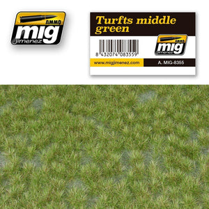 Munitions de Mig Jimenez 8355 TURFS VERT MOYEN (230x130mm)