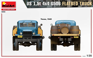 MiniArt 38056 Camion plateau 4x4 G506 US 1,5 t à l&amp;#39;échelle 1/35 – immagine 4