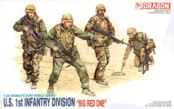 Dragon 3015 1re division d&amp;#39;infanterie américaine (1/35)