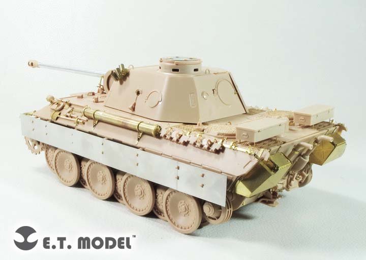 Maquette ET E35-274 Panther D allemand de la Seconde Guerre mondiale (production moyenne/tardive) (pour maquette Meng) 1/35  – immagine 2