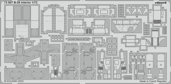 Intérieur du B-29 Eduard 73807 HOBBY 2000, ACADEMY 1/72 – Bild 2
