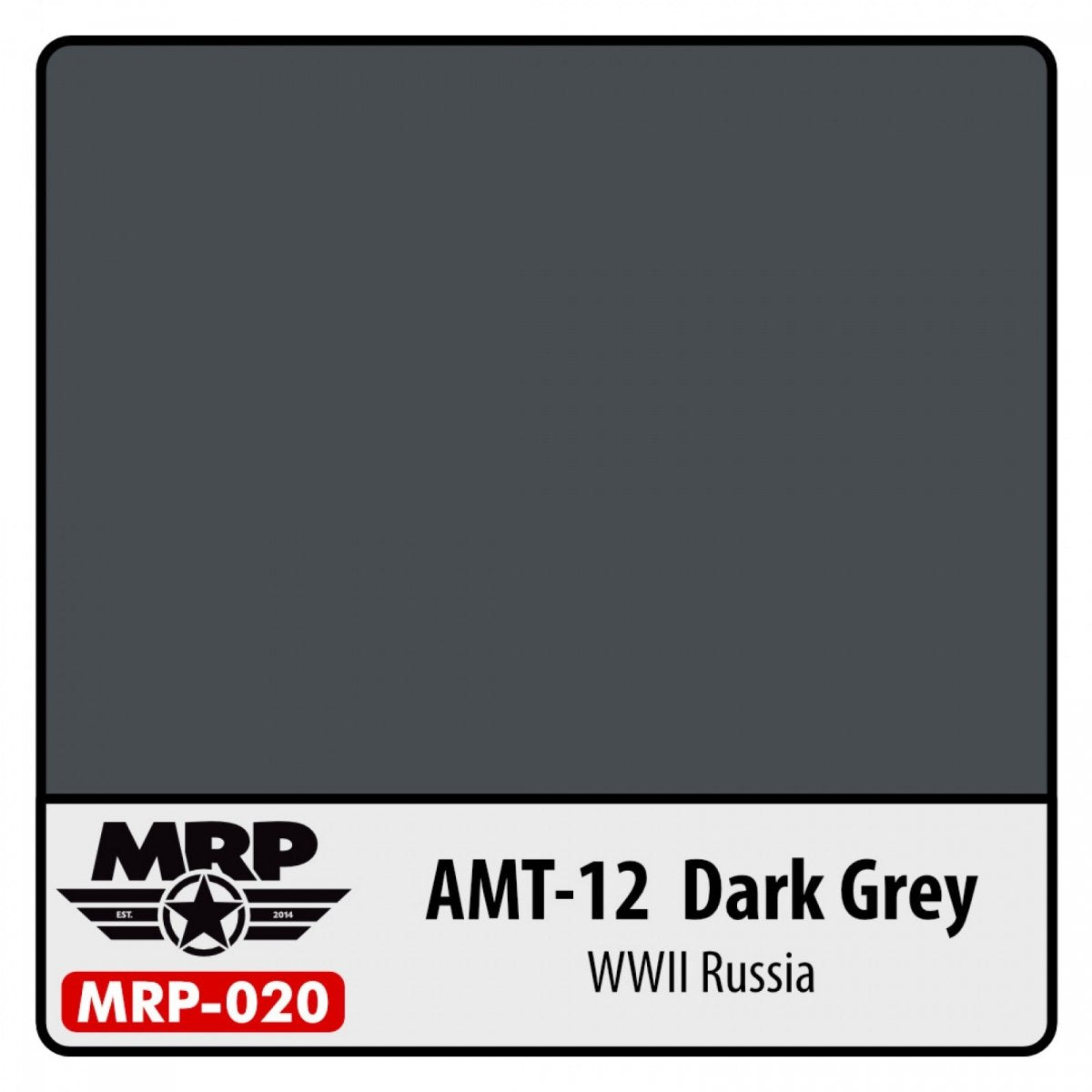 Peinture MR. Paint MRP-020 AMT-12 Gris foncé Seconde Guerre mondiale Russie 30 ml