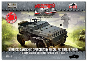 Premier véhicule blindé allemand PL101 Sd.Kfz. 247 Ausf. BZ MG34 1/72 – Bild 2