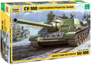 Zvezda 3688 SU-100 Chasseur de chars 1/35