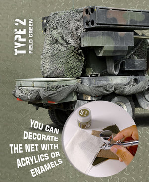 Filet de camouflage AK Interactive AK8067 vert terrain type 2 – Bild 2