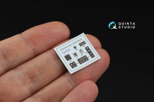 Intérieur imprimé en 3D et coloré sur papier décalcomanie Quinta Studio QD+32250 A-26C Invader (Hobby Boss) (avec pièces en résine imprimées en 3D) 1/32  – image 6