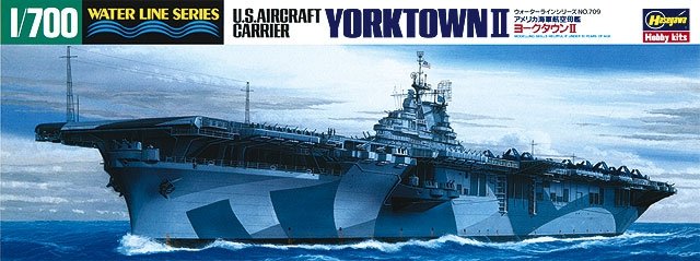 Hasegawa WL709 Porte-avions USS Yorktown II (1/700)