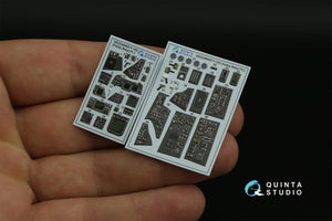 Intérieur imprimé en 3D et coloré sur papier décalcomanie Quinta Studio QDS-48405 F-14D (Hobby Boss) (Petite version) 1/48 – image 5