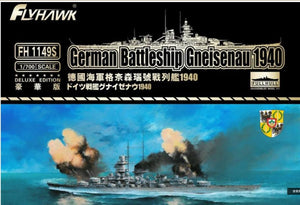 Flyhawk FH1149S Cuirassé allemand Gneisenau (Édition Deluxe) 1940 1/700