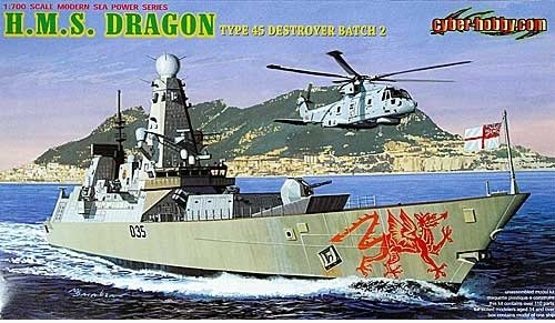Cyber Hobby 7109 H.M.S. Dragon Type 45 Destroyer Batch 2 1/700