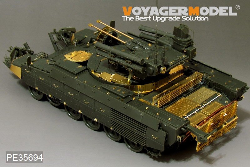 Maquette Voyager PE35694 Véhicule de combat d&amp;#39;appui-feu russe moderne « Terminator » BMPT (canon et lance-fumigènes inclus) (Pour MENG TS-010) 1/35  – immagine 3