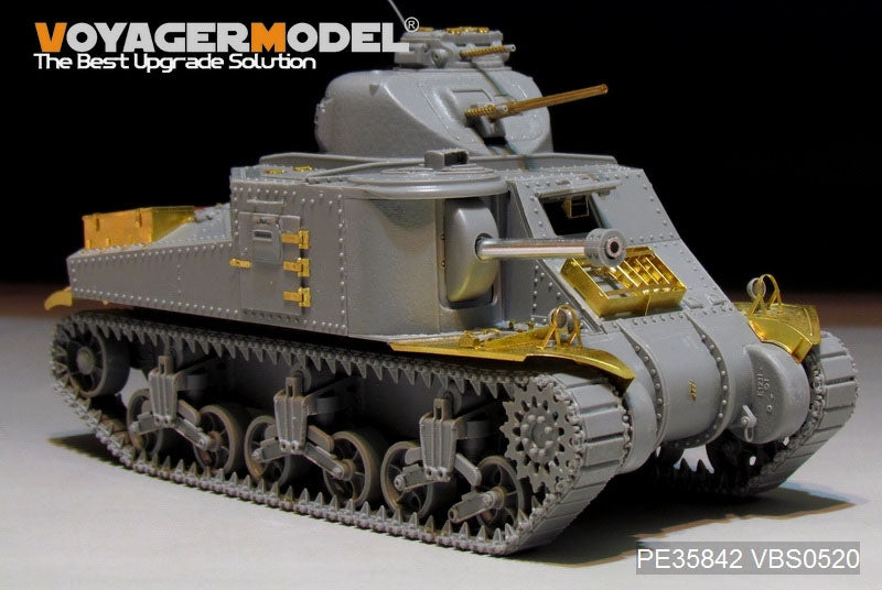 Maquette Voyager PE35842 Char moyen américain M3A4 Lee de la Seconde Guerre mondiale (modèle de base) pour TAKOM 2085 au 1/35 – imagen 8