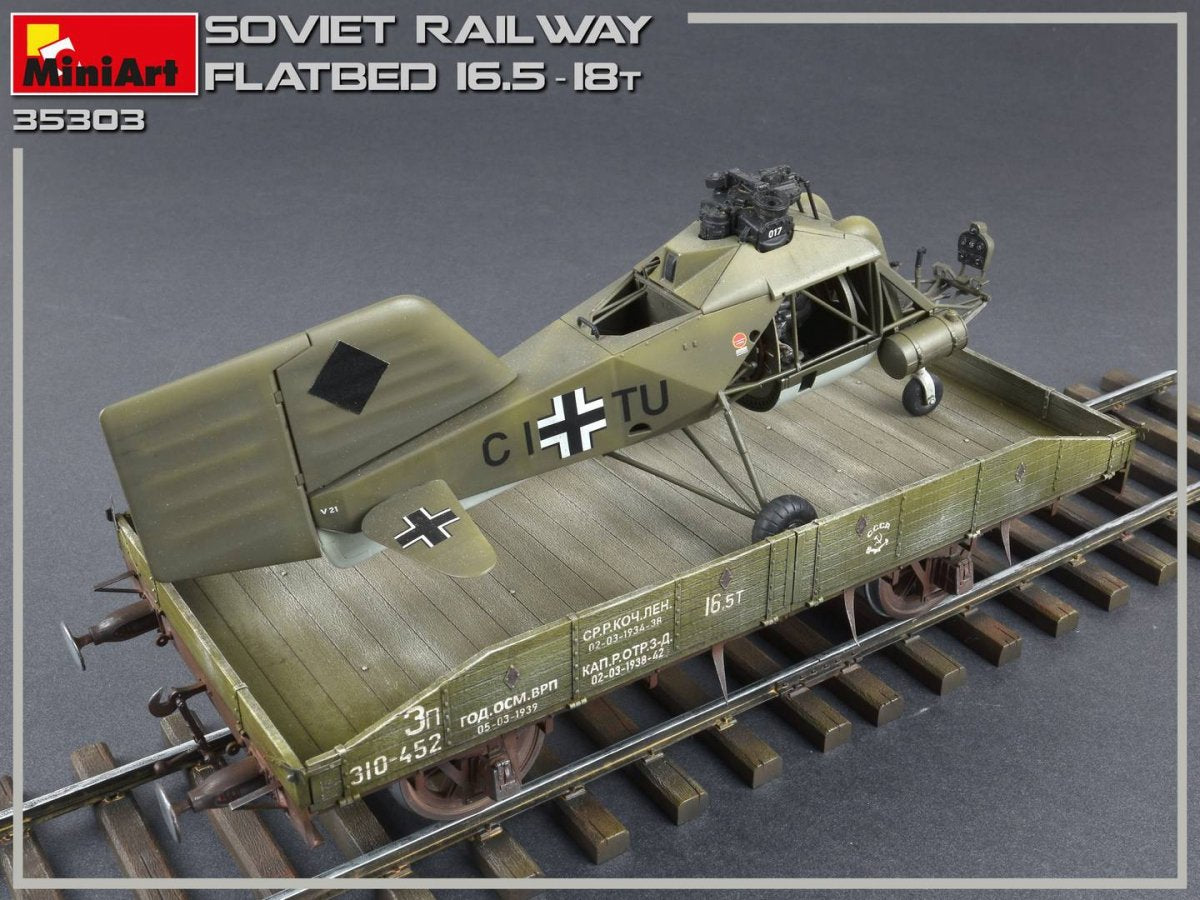 MiniArt 35303 Plateau ferroviaire soviétique 16,5-18t (1/35) – imagen 13
