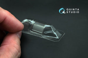 Quinta Studio QC48005-S La-5 verrière transparente thermoformée 1 pièce (pour kit Zvezda) 1/48 – image 3