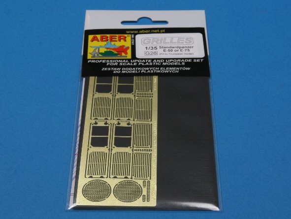 Grilles Aber 35G26 pour char allemand Standardpanzer E-75 ou E-50 (1/35) – immagine 6
