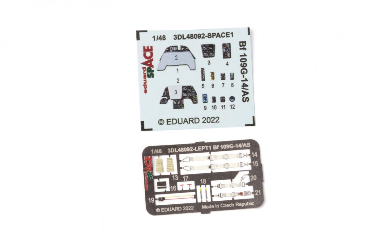 Eduard 3DL48092 Bf 109G-14/ AS SPACE EDUARD 1/48 – immagine 2