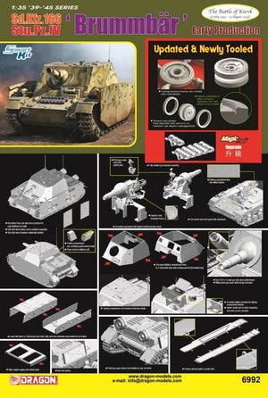 Dragon 6992 Sd.Kfz.166 Stu.Pz.IV &amp;#39;Brummbär&amp;#39; Early Production 1/35 – zdjęcie 2