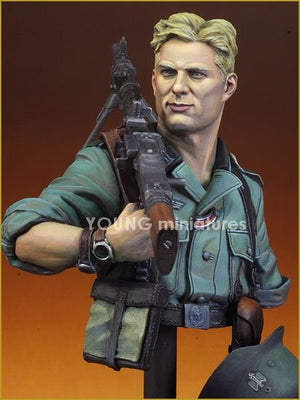 Young Miniatures YM1829 GERMANMG34 GUNNER 1941 1/10 – image 4