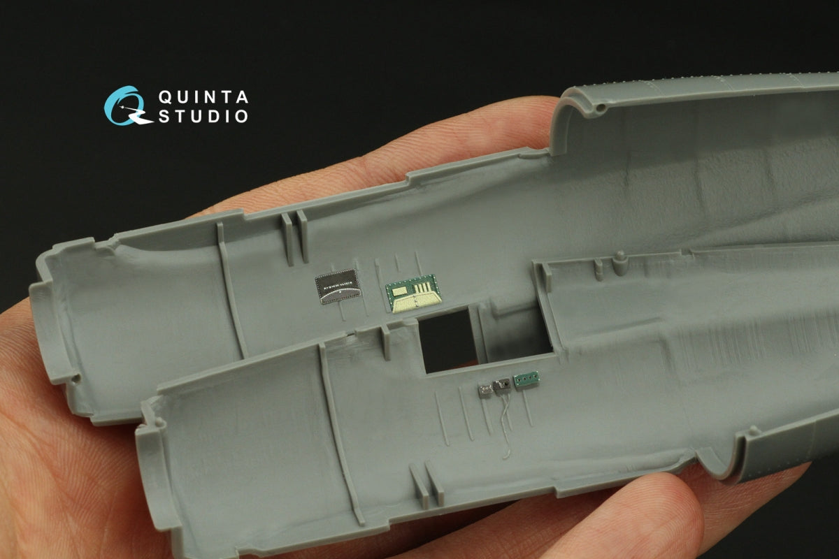 Intérieur imprimé en 3D et coloré sur papier décalcomanie Quinta Studio QD48334 F4F-4 Wildcat (Tamiya) 1/48 – immagine 8