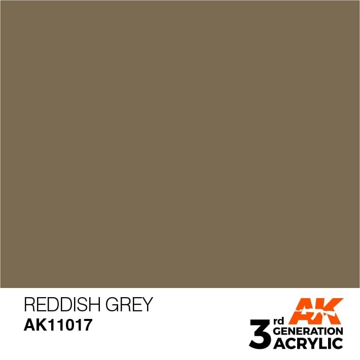 AK Interactive AK11017 Gris rougeâtre 17 ml