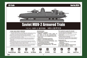 Hobby Boss 85514 Train blindé soviétique MBV-2 (1/35) – image 4
