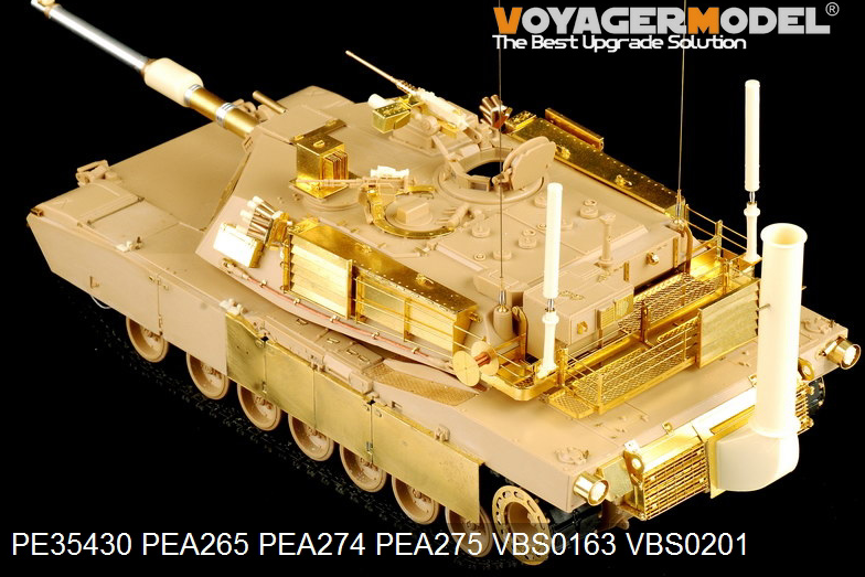 Jupes latérales Voyager Model PEA275 pour maquettes modernes de M1A1 et M1A2 de l&amp;#39;armée américaine (pour TAMIYA 35269) à l&amp;#39;échelle 1/35 – image 2