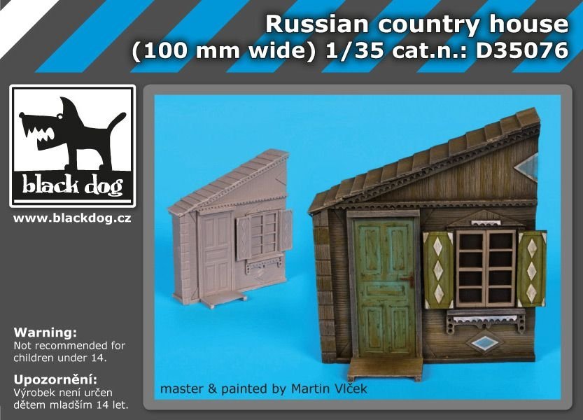 Black Dog D35076 Maison de campagne russe 1/35