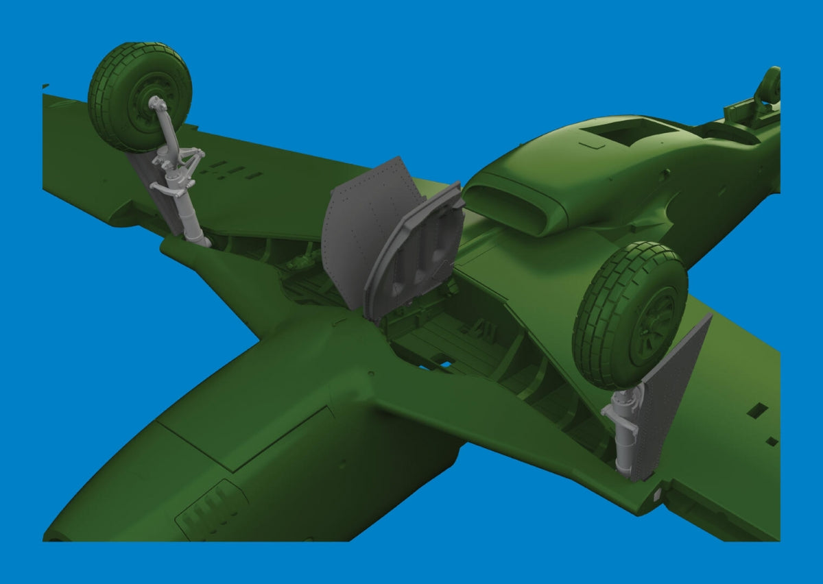 Train d&amp;#39;atterrissage Eduard 672384 P-51D - Maquette imprimée Eduard au 1/72 – immagine 4
