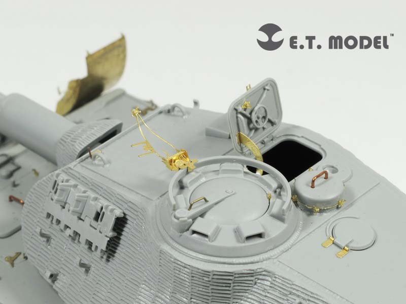 ET Model E35-033 WWII German KING TIGER (Tourelle Porsche) (Pour kit DRAGON) (1/35) – image 4