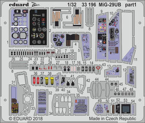 Eduard 33196 TROMPETTE MiG-29UB 1/32