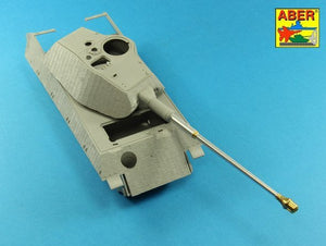 Canon Aber 35L-215 pour canon allemand de 8,8 cm Kw.K 43 (L/71) utilisé sur la tourelle Porsche du Tiger B - version tardive pour maquette TAKOM (1/35)