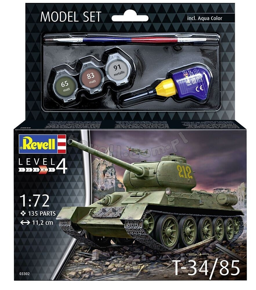 Revell 63302 T-34/85 - maquette au 1/72