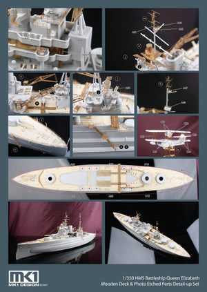 MK1 Design MD-35026 Queen Elizabeth DX Pack 1/350 – Bild 7