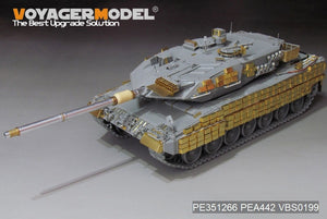 Maquette Voyager PE351266 Char de combat principal allemand moderne Leopard 2A5/A6 Ukraine Basic pour la frontière BT-002 1/35  – image 7