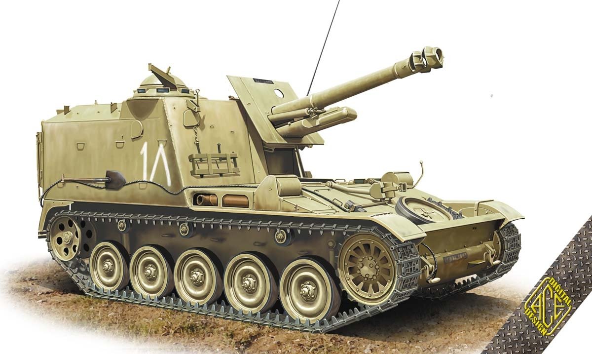 ACE 72453 AMX Mk.61 Obusier automoteur de 105 mm 1/72