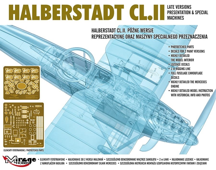Mirage Hobby 481405 Halberstadt CL.II 1/48  – image 10